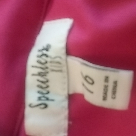 Girl's size 16 pink gradient sparkle dress, used - Picture 7 of 7